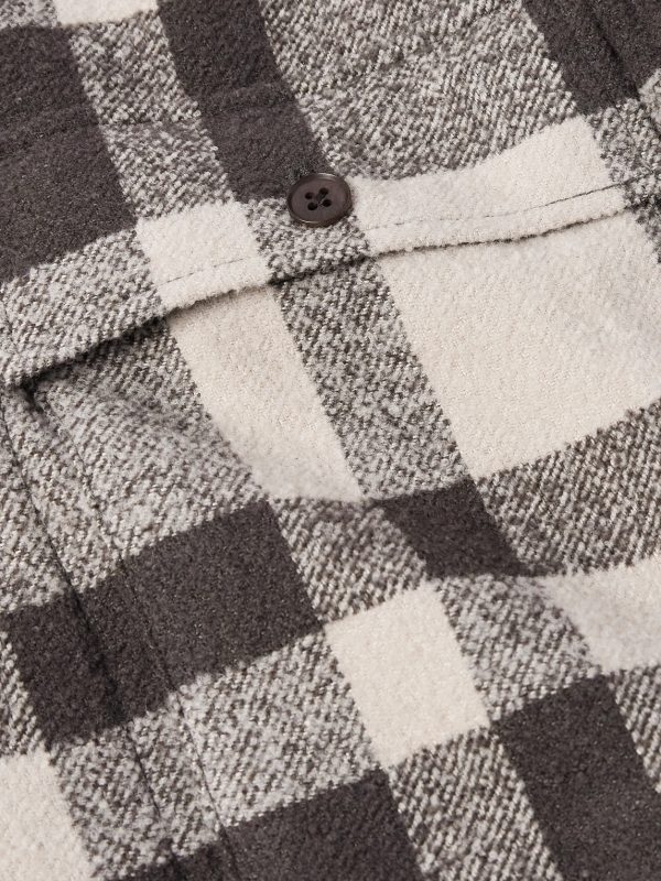 Mill Checked Woven Overshirt - E1 Mill Checked Woven Overshirt - E1