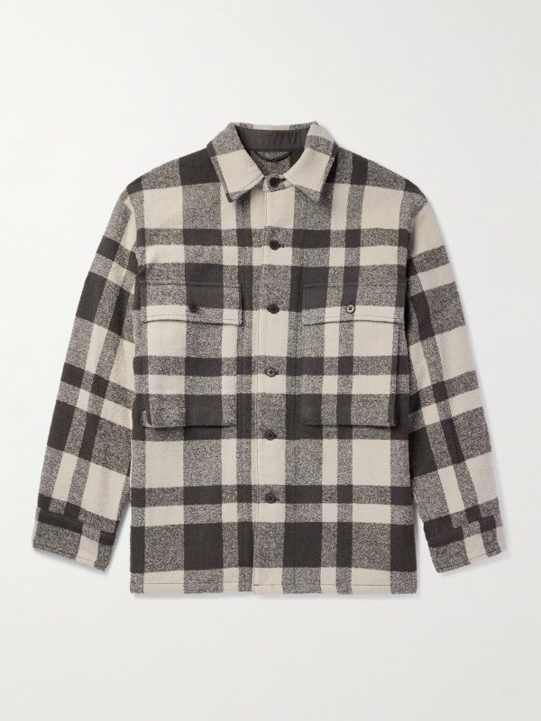 Mill Checked Woven Overshirt Mill Checked Woven Overshirt