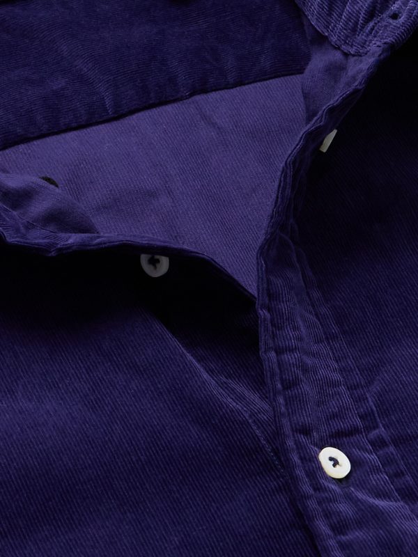 Button-Down Collar Cotton-Corduroy Shirt - CU Button-Down Collar Cotton-Corduroy Shirt - CU