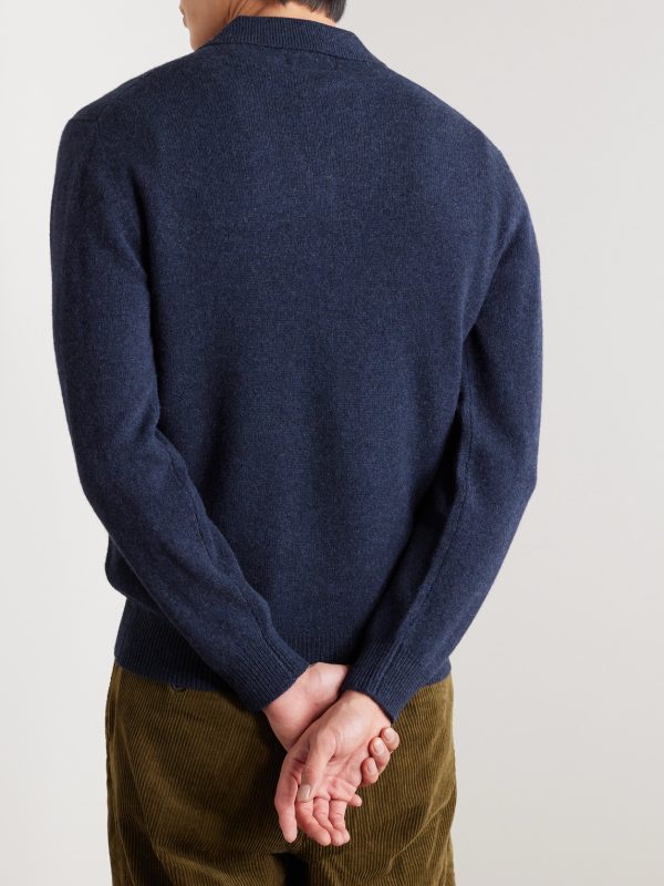 Wool Polo Shirt - BK Wool Polo Shirt - BK