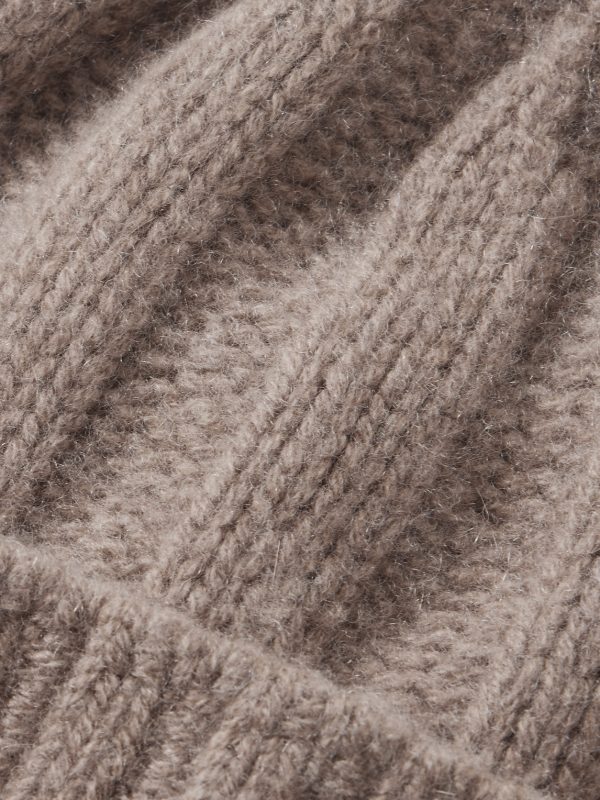 Ribbed Cashmere Beanie - CU Ribbed Cashmere Beanie - CU