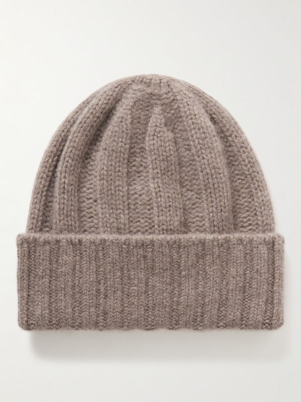 Ribbed Cashmere Beanie Ribbed Cashmere Beanie