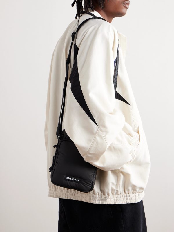 Explorer Logo-Appliquéd Padded Nylon Messenger Bag - OU Explorer Logo-Appliquéd Padded Nylon Messenger Bag - OU