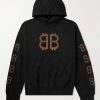 Crypto Logo-Print Bleached Cotton-Jersey Hoodie Crypto Logo-Print Bleached Cotton-Jersey Hoodie