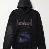 Oversized Distressed Printed Cotton-Jersey Hoodie Oversized Distressed Printed Cotton-Jersey Hoodie