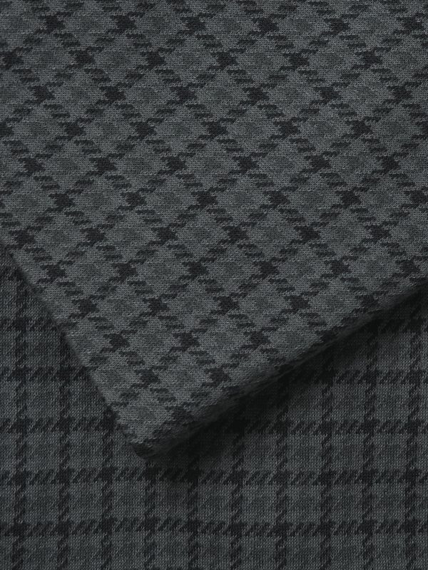 Oversized Houndstooth Knitted Blazer - CU Oversized Houndstooth Knitted Blazer - CU