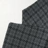 Oversized Houndstooth Knitted Blazer - E1 Oversized Houndstooth Knitted Blazer - E1