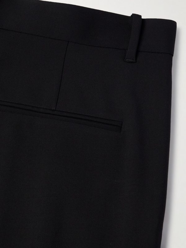 Elijah Straight-Leg Wool-Twill Trousers - CU Elijah Straight-Leg Wool-Twill Trousers - CU