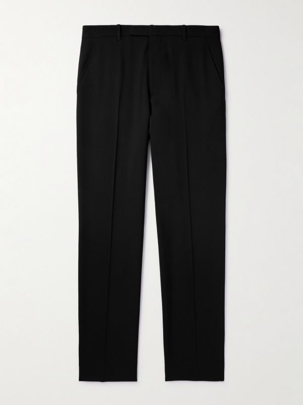 Elijah Straight-Leg Wool-Twill Trousers Elijah Straight-Leg Wool-Twill Trousers