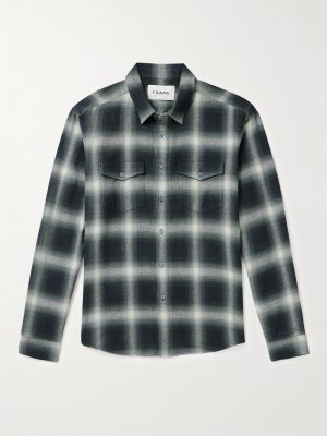 Checked Brushed Cotton-Flannel Shirt Checked Brushed Cotton-Flannel Shirt