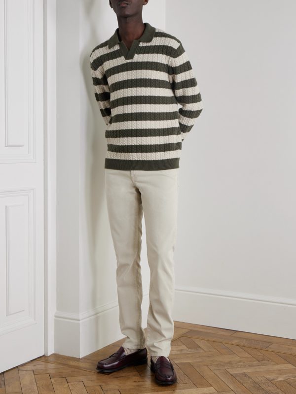 L'Homme Slim-Fit Stretch Lyocell-Blend Trousers - OU L'Homme Slim-Fit Stretch Lyocell-Blend Trousers - OU