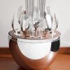 MOOD Asia Silver-Plated Flatware Set with Case