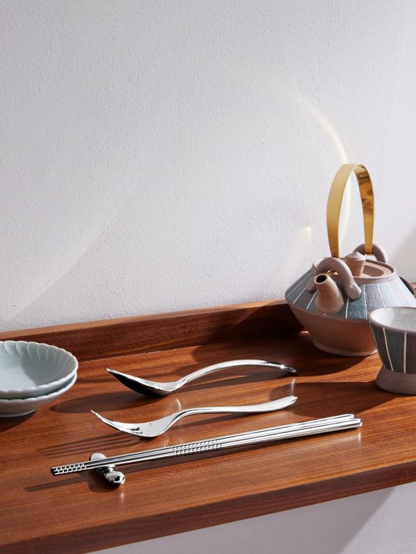 MOOD Asia Silver-Plated Flatware Set with Case - OU