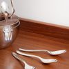 MOOD Coffee Set of Six Silver-Plated Espresso Spoons with Case - CU