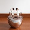 MOOD Coffee Set of Six Silver-Plated Espresso Spoons with Case