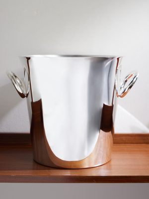 Vertigo Silver-Plated Champagne Cooler
