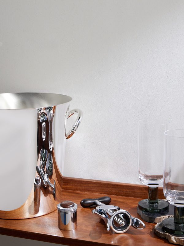 Vertigo Silver-Plated Champagne Cooler - OU Vertigo Silver-Plated Champagne Cooler - OU