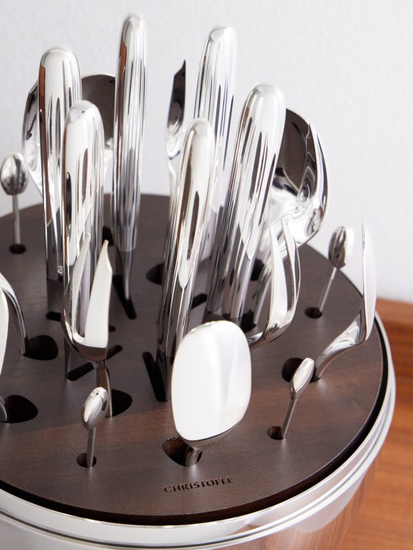 MOOD Party Silver-Plated Flatware Set with Case - CU MOOD Party Silver-Plated Flatware Set with Case - CU