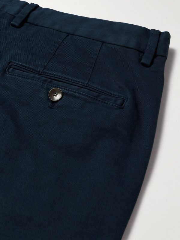 Adam Slim-Fit Cotton-Blend Twill Chinos - CU Adam Slim-Fit Cotton-Blend Twill Chinos - CU