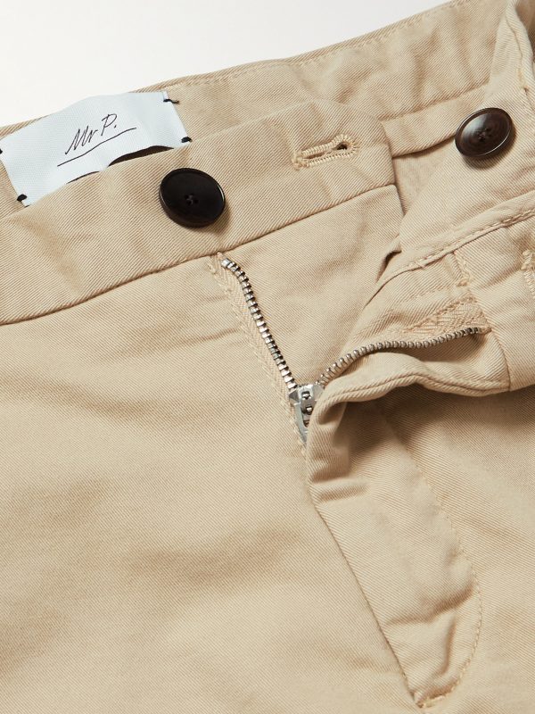 Samuel Straight-Leg Cotton-Blend Twill Chinos - E1 Samuel Straight-Leg Cotton-Blend Twill Chinos - E1
