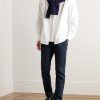 Straight-Leg Cotton-Blend Twill Drawstring Trousers - OU Straight-Leg Cotton-Blend Twill Drawstring Trousers - OU