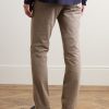 Straight-Leg Cotton-Blend Twill Chinos - BK