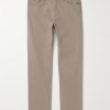 Straight-Leg Cotton-Blend Twill Chinos
