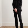 Straight-Leg Cotton-Blend Twill Drawstring Trousers - OU