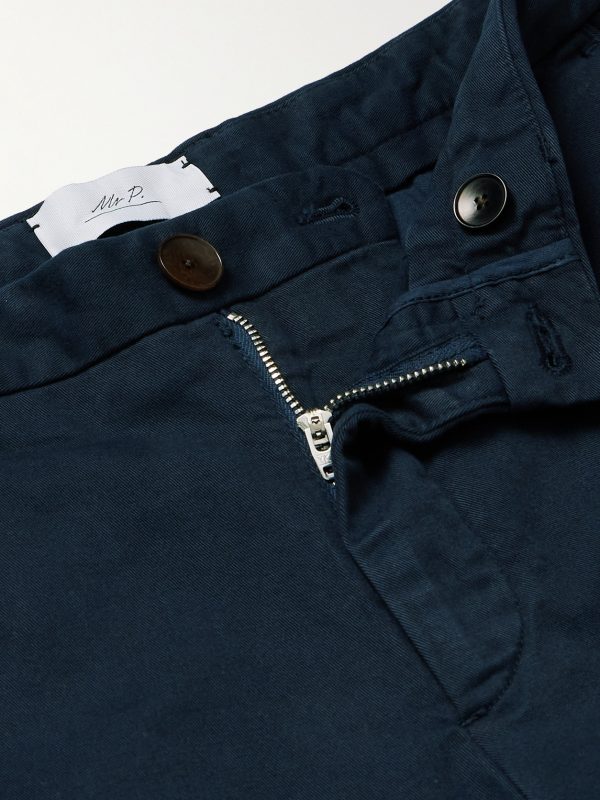 Samuel Straight-Leg Cotton-Blend Twill Chinos - E1 Samuel Straight-Leg Cotton-Blend Twill Chinos - E1