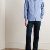 Samuel Straight-Leg Cotton-Blend Twill Chinos - OU Samuel Straight-Leg Cotton-Blend Twill Chinos - OU