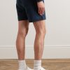 Straight-Leg Cotton-Jersey Drawstring Shorts - BK Straight-Leg Cotton-Jersey Drawstring Shorts - BK