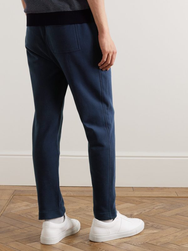 Tapered Cotton-Jersey Sweatpants - BK Tapered Cotton-Jersey Sweatpants - BK
