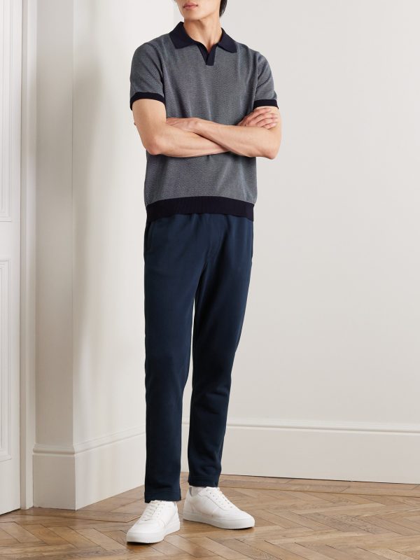 Tapered Cotton-Jersey Sweatpants - OU Tapered Cotton-Jersey Sweatpants - OU