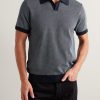 Honeycomb-Knit Organic Cotton Polo Shirt - FR