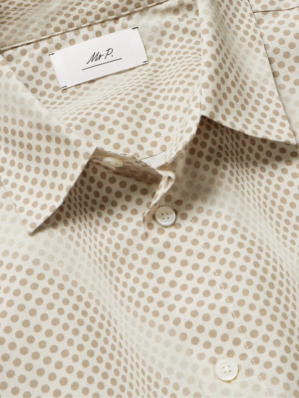 Polka-Dot Organic Cotton Shirt - CU Polka-Dot Organic Cotton Shirt - CU