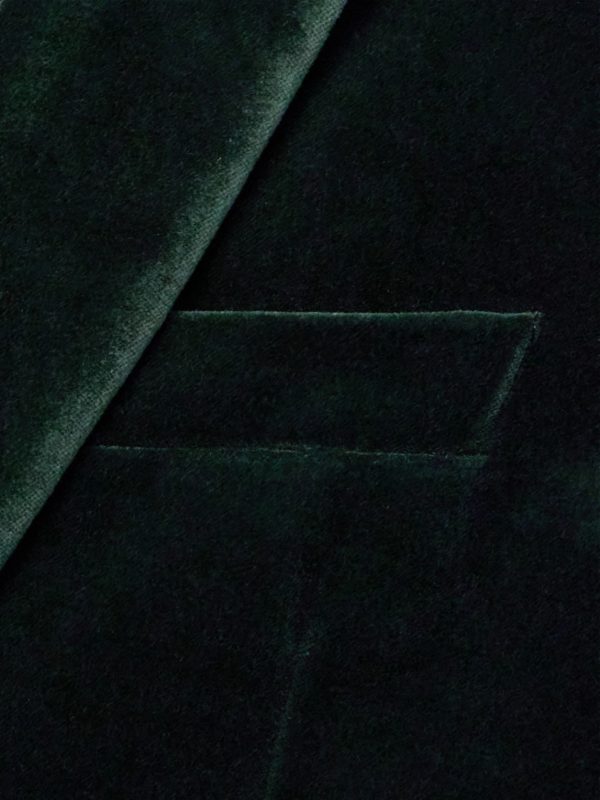Cotton-Blend Velvet Tuxedo Jacket - E1