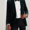 Cotton-Blend Velvet Tuxedo Jacket - FR