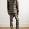 Slim-Fit Metallic Jacquard Tuxedo - BK Slim-Fit Metallic Jacquard Tuxedo - BK