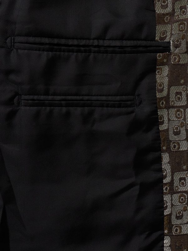 Slim-Fit Metallic Jacquard Tuxedo - E2 Slim-Fit Metallic Jacquard Tuxedo - E2