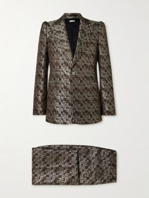 Slim-Fit Metallic Jacquard Tuxedo Slim-Fit Metallic Jacquard Tuxedo