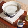 Pedra Large Glazed Earthenware Bowl - OU Pedra Large Glazed Earthenware Bowl - OU