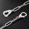 Sister Hook Classic Fob Clip 18-Karat White Gold Chain Necklace - BK Sister Hook Classic Fob Clip 18-Karat White Gold Chain Necklace - BK