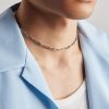 Sister Hook Classic Fob Clip 18-Karat White Gold Chain Necklace - FR Sister Hook Classic Fob Clip 18-Karat White Gold Chain Necklace - FR