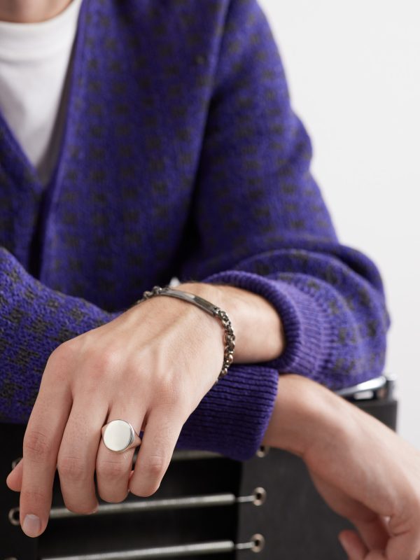 Sterling Silver Signet Ring - FR Sterling Silver Signet Ring - FR