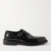 Patent-Leather Monk-Strap Shoes