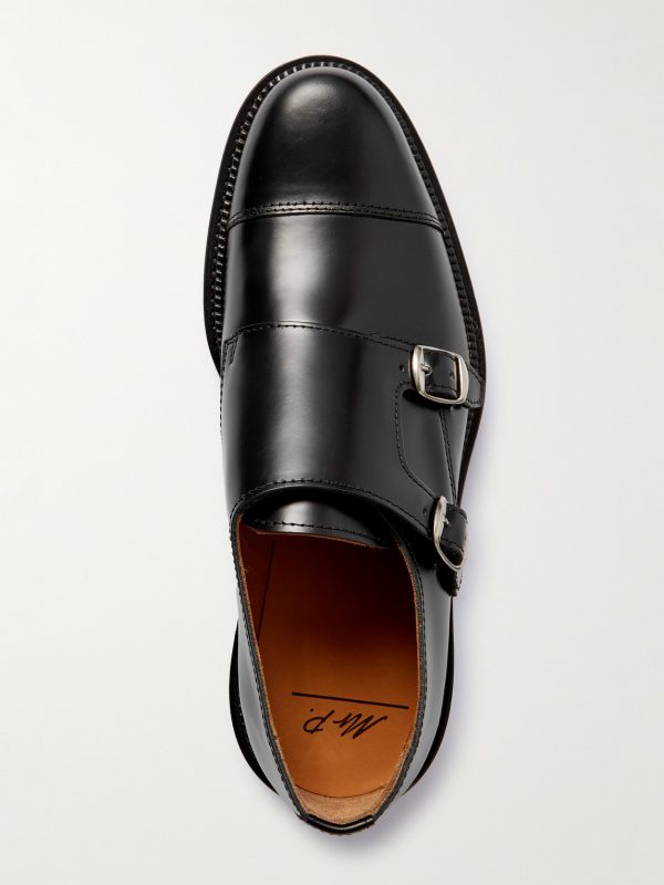Olie Leather Monk-Strap Shoes - E2