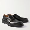 Olie Leather Monk-Strap Shoes - FR