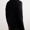 Richard Merino Wool Zip-Up Cardigan - BK