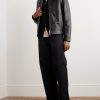 Richard Merino Wool Zip-Up Cardigan - OU