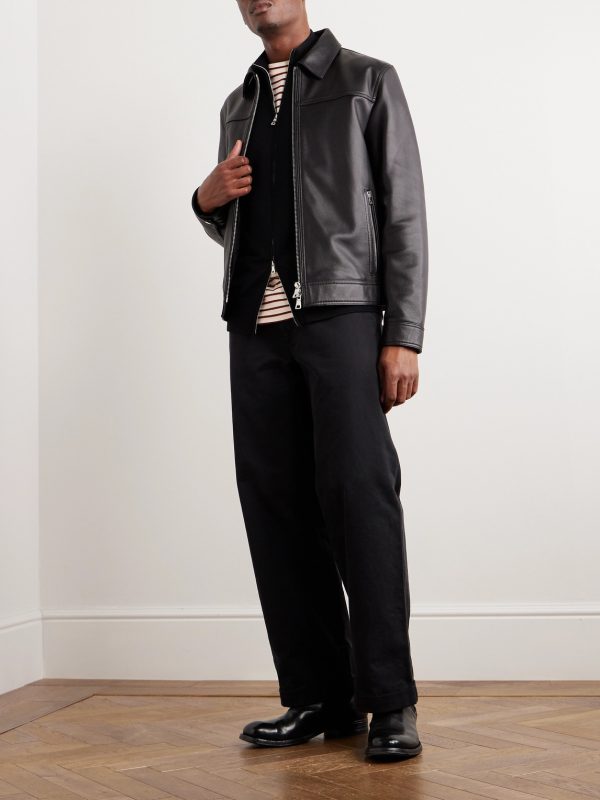 Richard Merino Wool Zip-Up Cardigan - OU